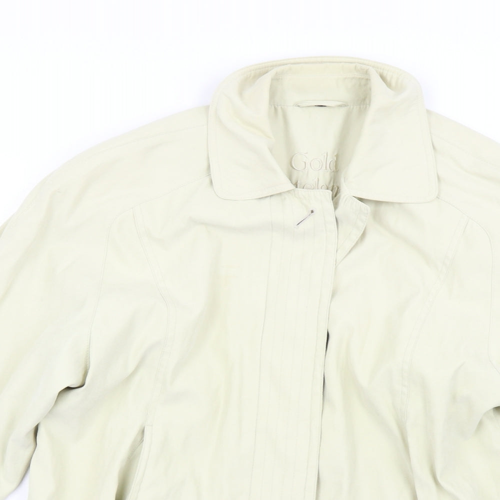 Mens UK Size L Telemac Beige Bomber Jacket