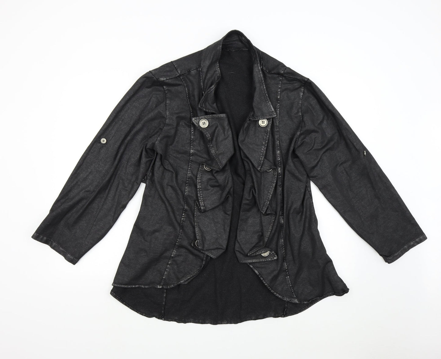 Womens UK Size M Preworn Black Jacket