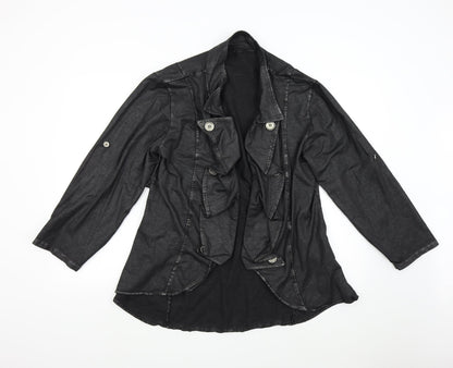 Womens UK Size M Preworn Black Jacket