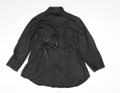 Womens UK Size M Preworn Black Jacket