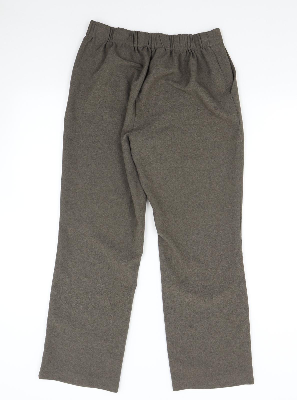 Bonmarché Womens Brown   Trousers  Size 12 L26 in