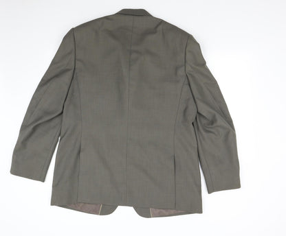 F&F Mens Green   Jacket Suit Jacket Size 44