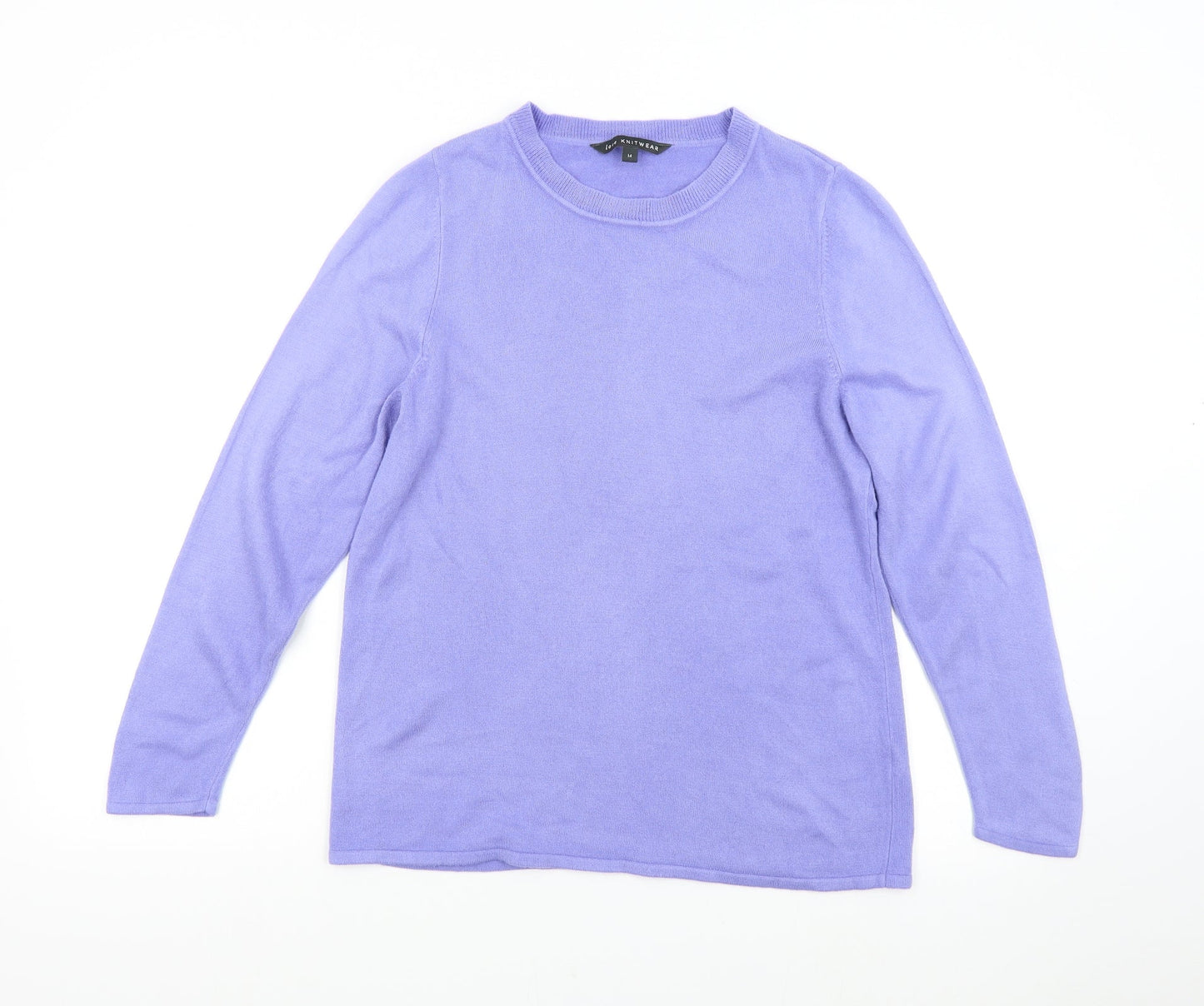Womens UK Size M M&S Purple Pullover Jumper