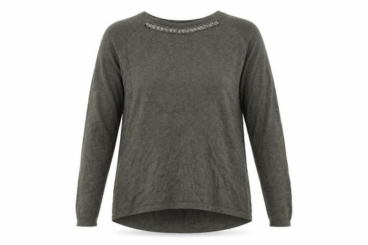 Womens UK Size L Finery Green Pullover Jumper