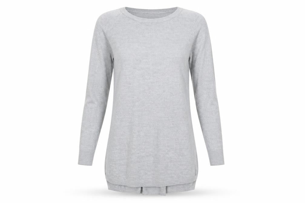 Womens UK Size 8 South Grey Pullover Jumper