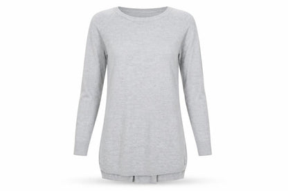 Womens UK Size 8 South Grey Pullover Jumper