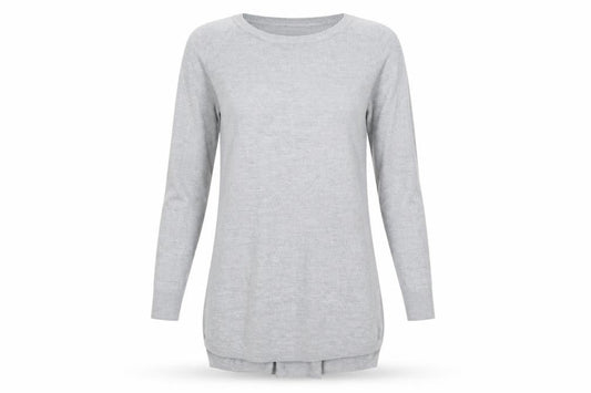 Womens UK Size 8 South Grey Pullover Jumper