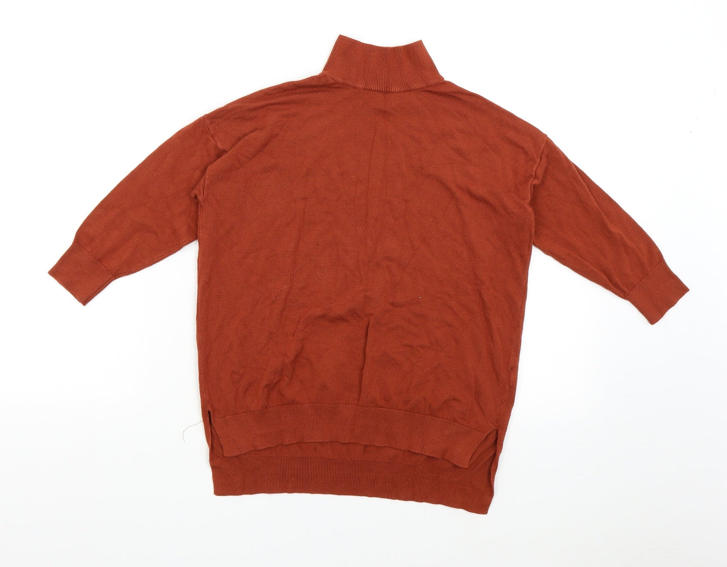 F&F Womens Orange  Knit Pullover Jumper Size 6