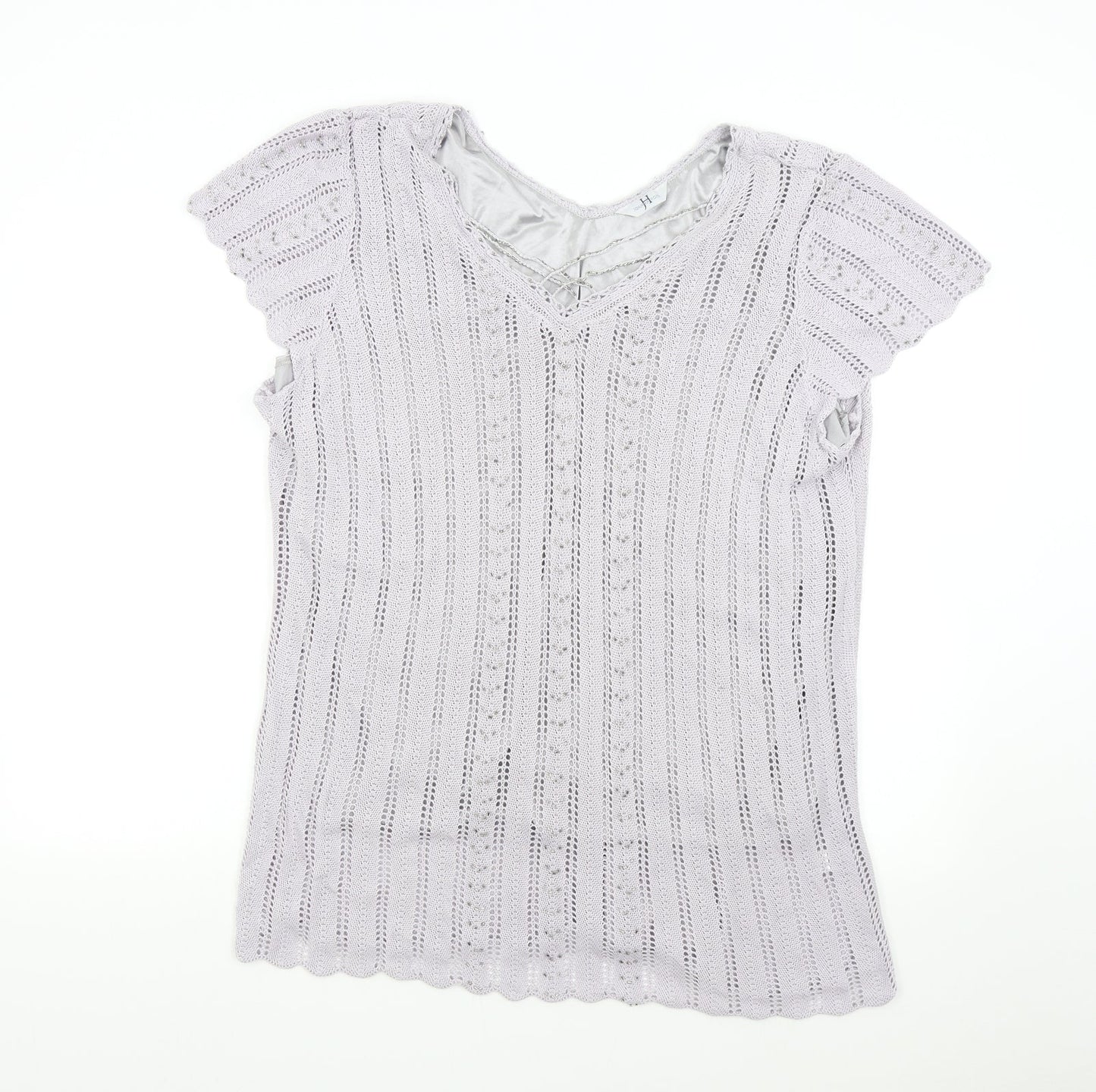 Joanna Hope Womens Grey  Knit Pullover Jumper Size 30