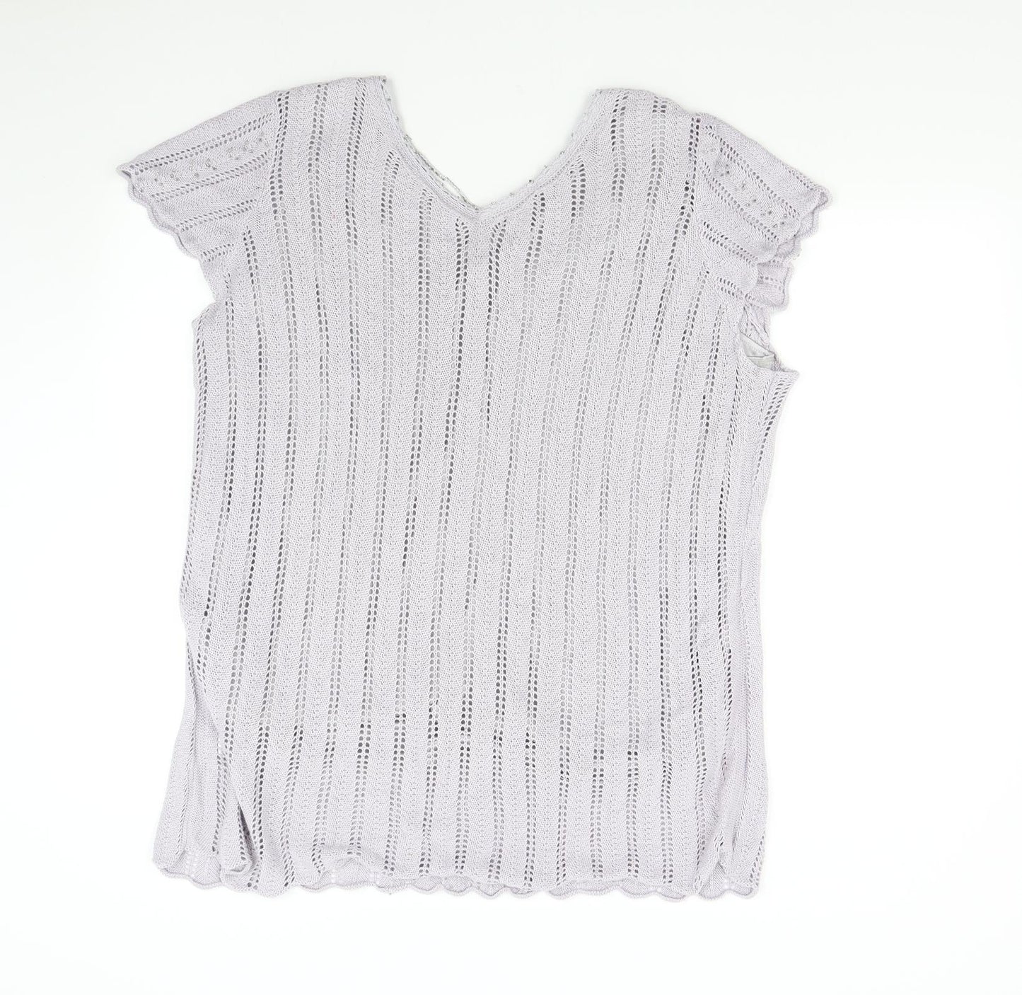 Joanna Hope Womens Grey  Knit Pullover Jumper Size 30