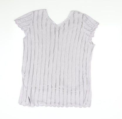 Joanna Hope Womens Grey  Knit Pullover Jumper Size 30