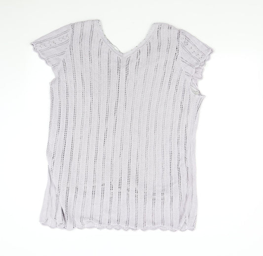 Joanna Hope Womens Grey  Knit Pullover Jumper Size 30