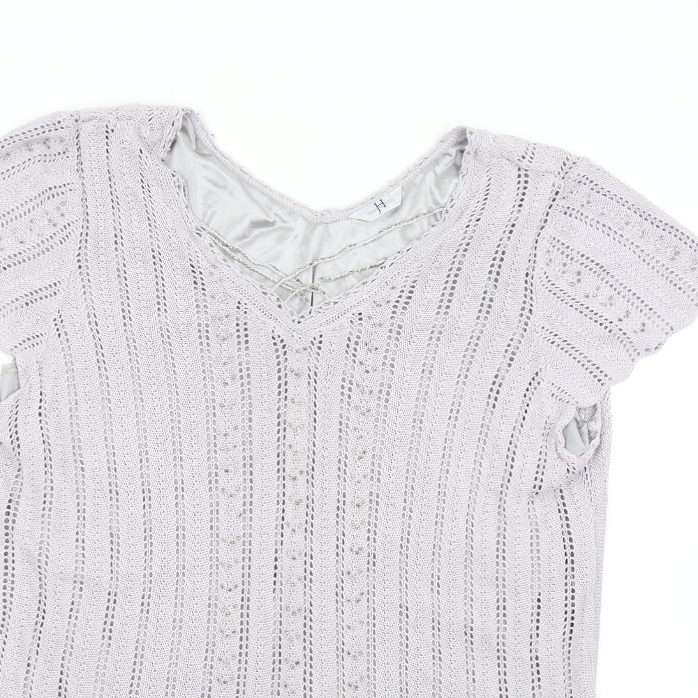Joanna Hope Womens Grey  Knit Pullover Jumper Size 30