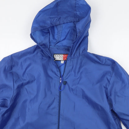 Tannucci Womens Blue   Rain Coat Coat Size XS
