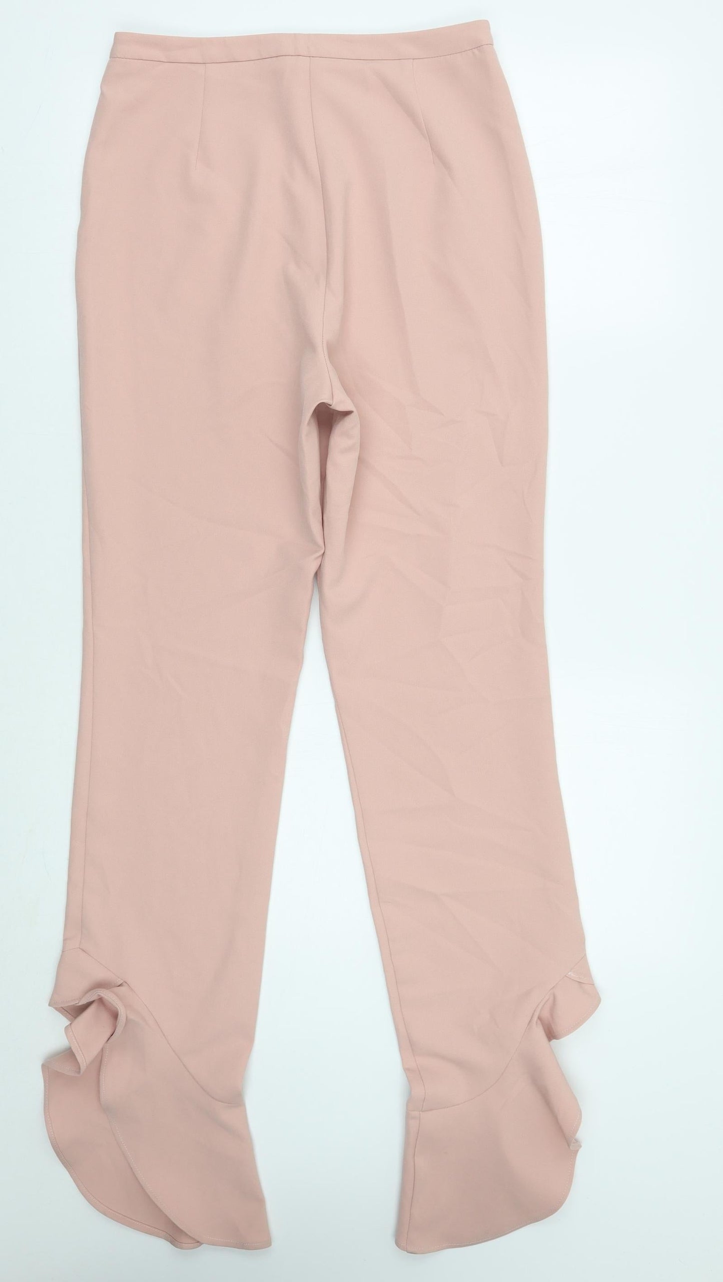 Womens UK Size 10 ASOS Regular Fit  Pink Trousers