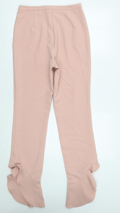 Womens UK Size 10 ASOS Regular Fit  Pink Trousers