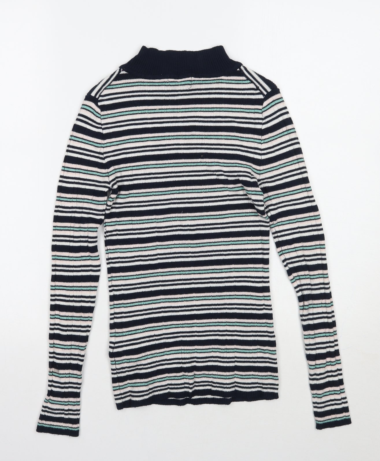 Primark Womens Blue Striped  Pullover Jumper Size 10