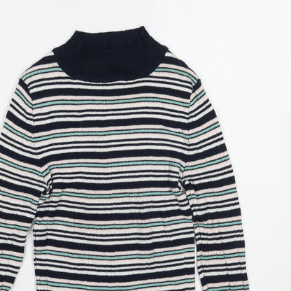 Primark Womens Blue Striped  Pullover Jumper Size 10