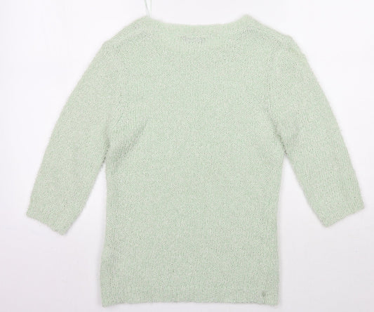 Dorothy Perkins Womens Green   Pullover Jumper Size 10