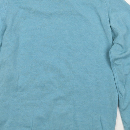 Womens UK Size S EWM Blue Pullover Jumper