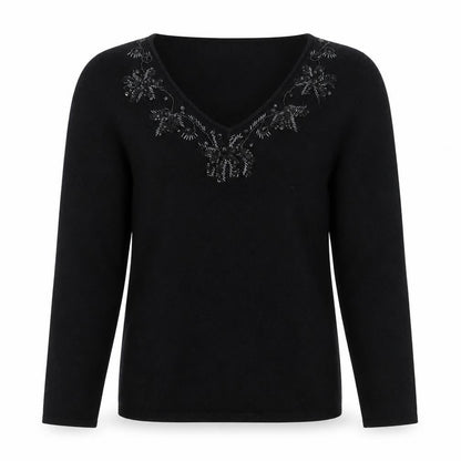 Womens UK Size 10 NEXT Black Pullover Jumper