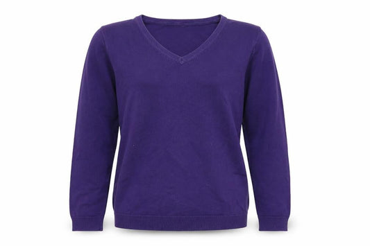 Front view of Topman women’s purple jumper, size XS