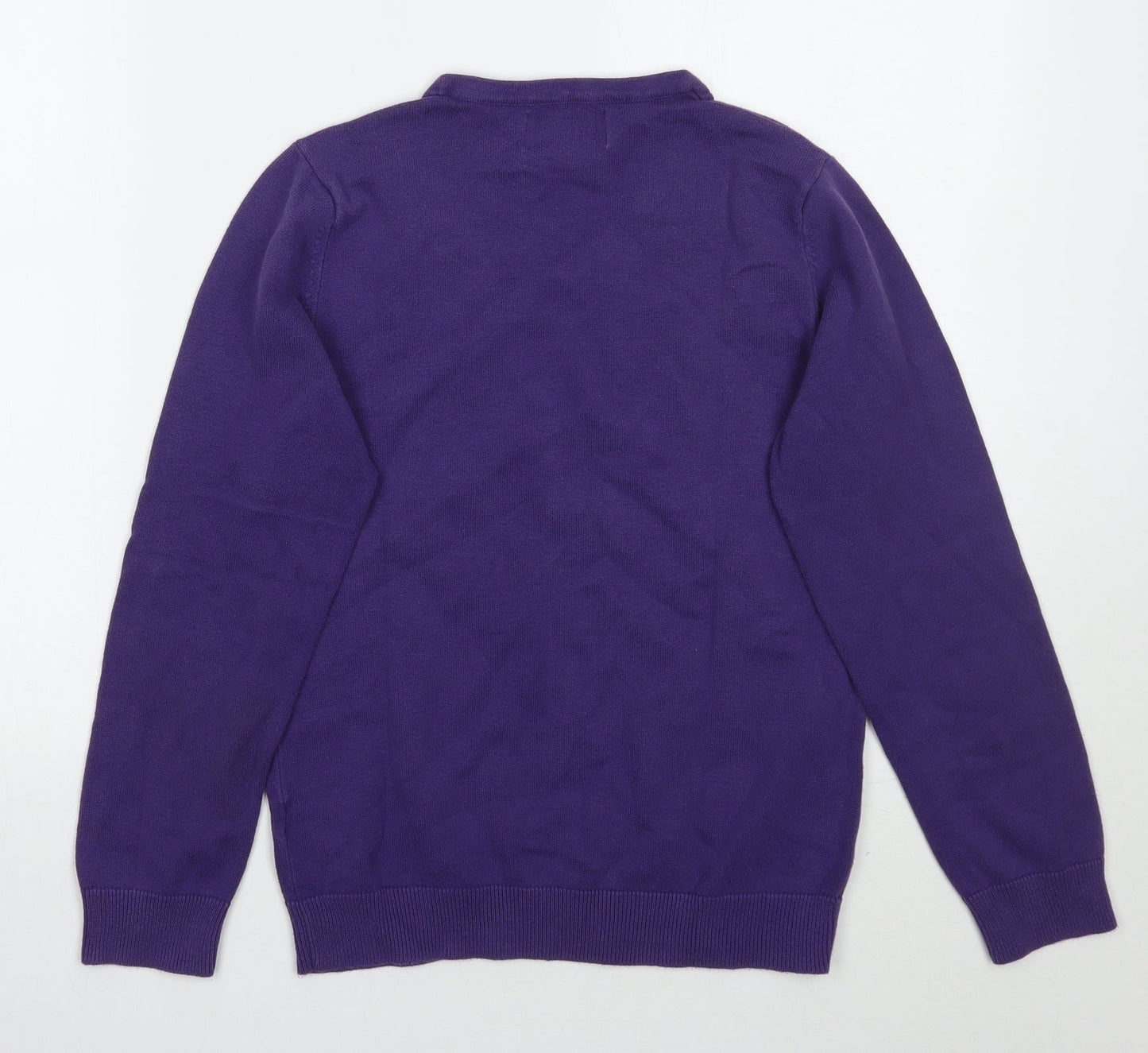 Womens UK Size XS Topman Purple Pullover Jumper