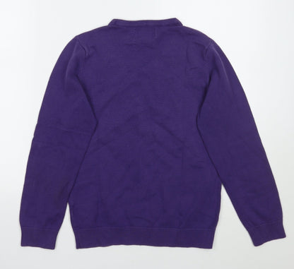 Womens UK Size XS Topman Purple Pullover Jumper