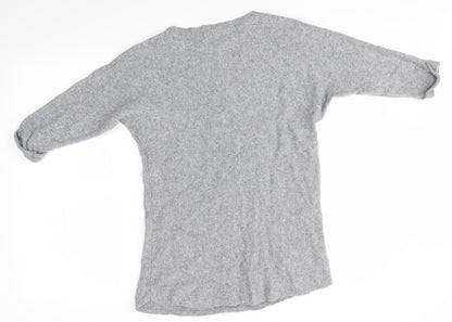 VIZA VIZ Womens Grey   Pullover Jumper Size S