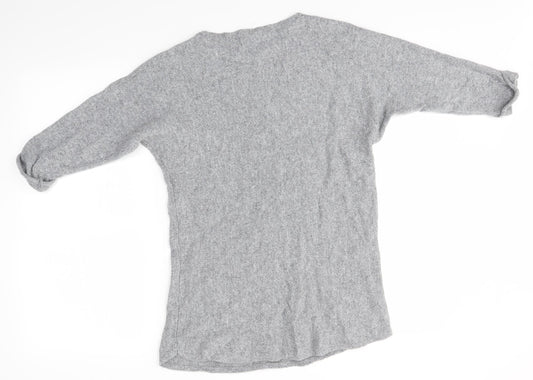 VIZA VIZ Womens Grey   Pullover Jumper Size S