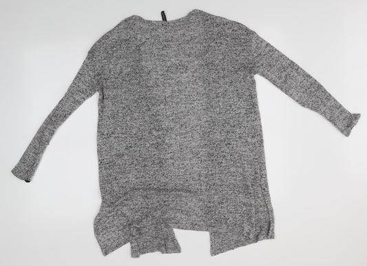 Womens UK Size XS H&M Grey Cardigan Jumper