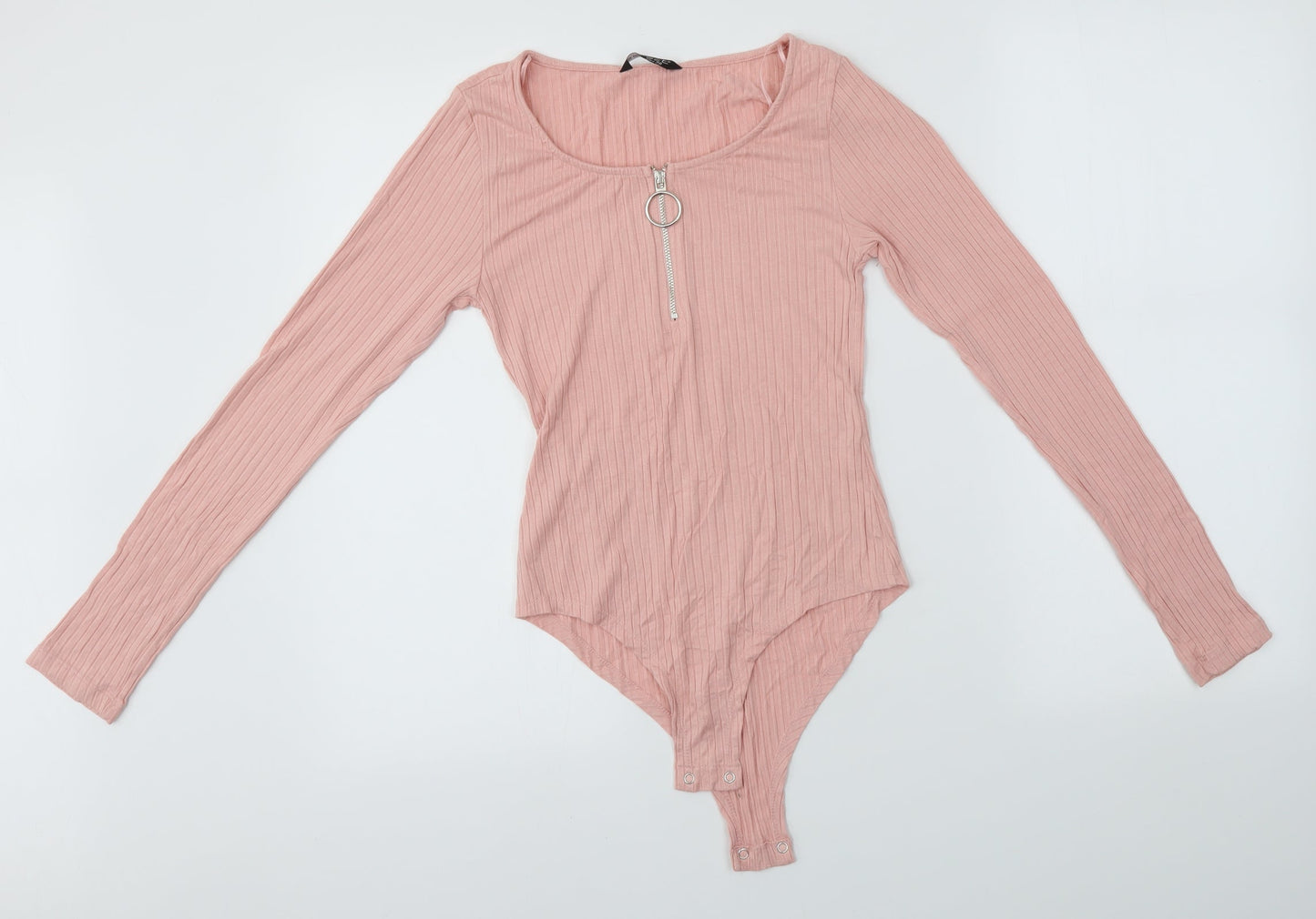 Select Womens Pink   Bodysuit One-Piece Size 10