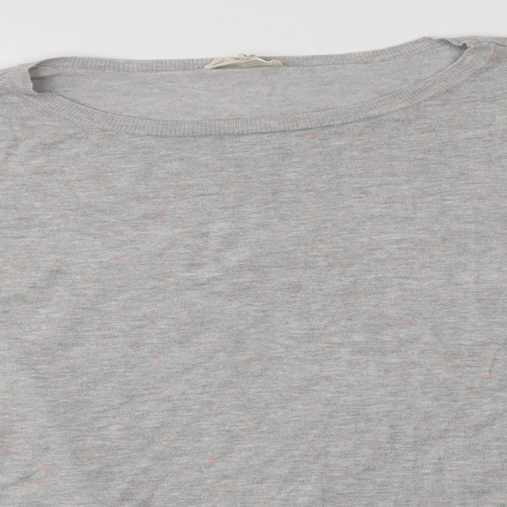 Womens UK Size 14 Phase Eight Grey Basic T-Shirt