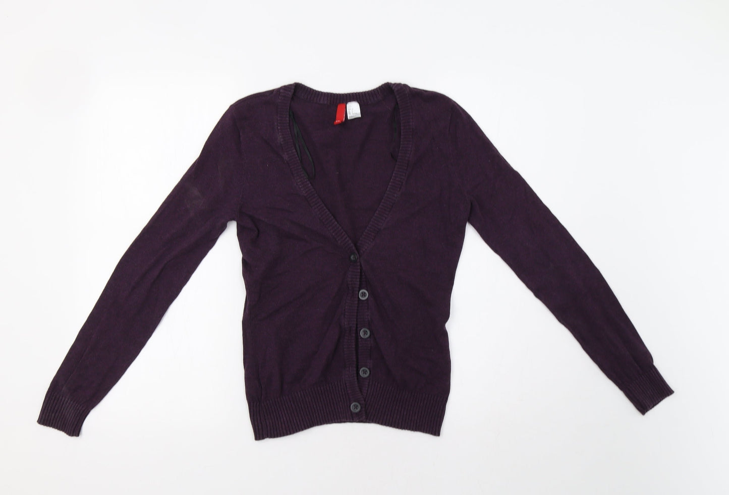 Womens UK Size 10 H&M Purple Cardigan Jumper