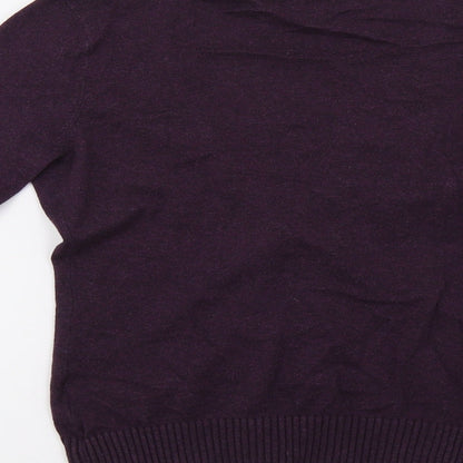 Womens UK Size 10 H&M Purple Cardigan Jumper