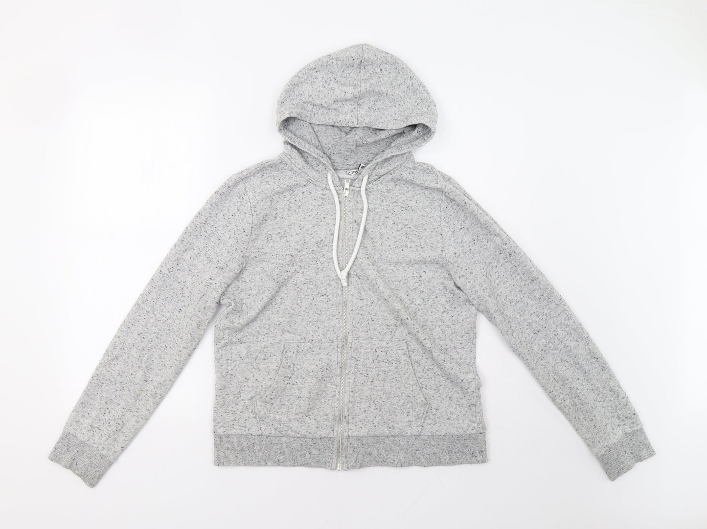 H&M Womens Grey   Henley Hoodie Size M