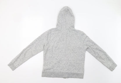 H&M Womens Grey   Henley Hoodie Size M