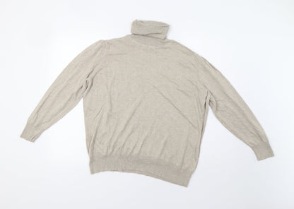 Womens UK Size XL BM Beige Pullover Jumper