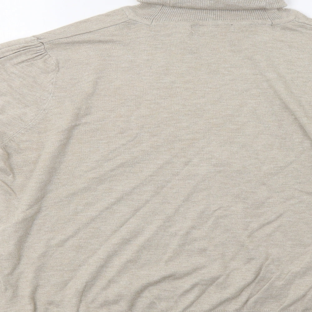Womens UK Size XL BM Beige Pullover Jumper