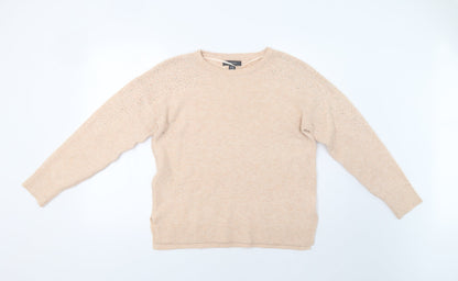 Primark Womens Pink   Pullover Jumper Size S  - Embellished