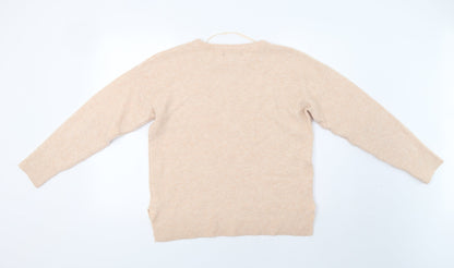 Primark Womens Pink   Pullover Jumper Size S  - Embellished