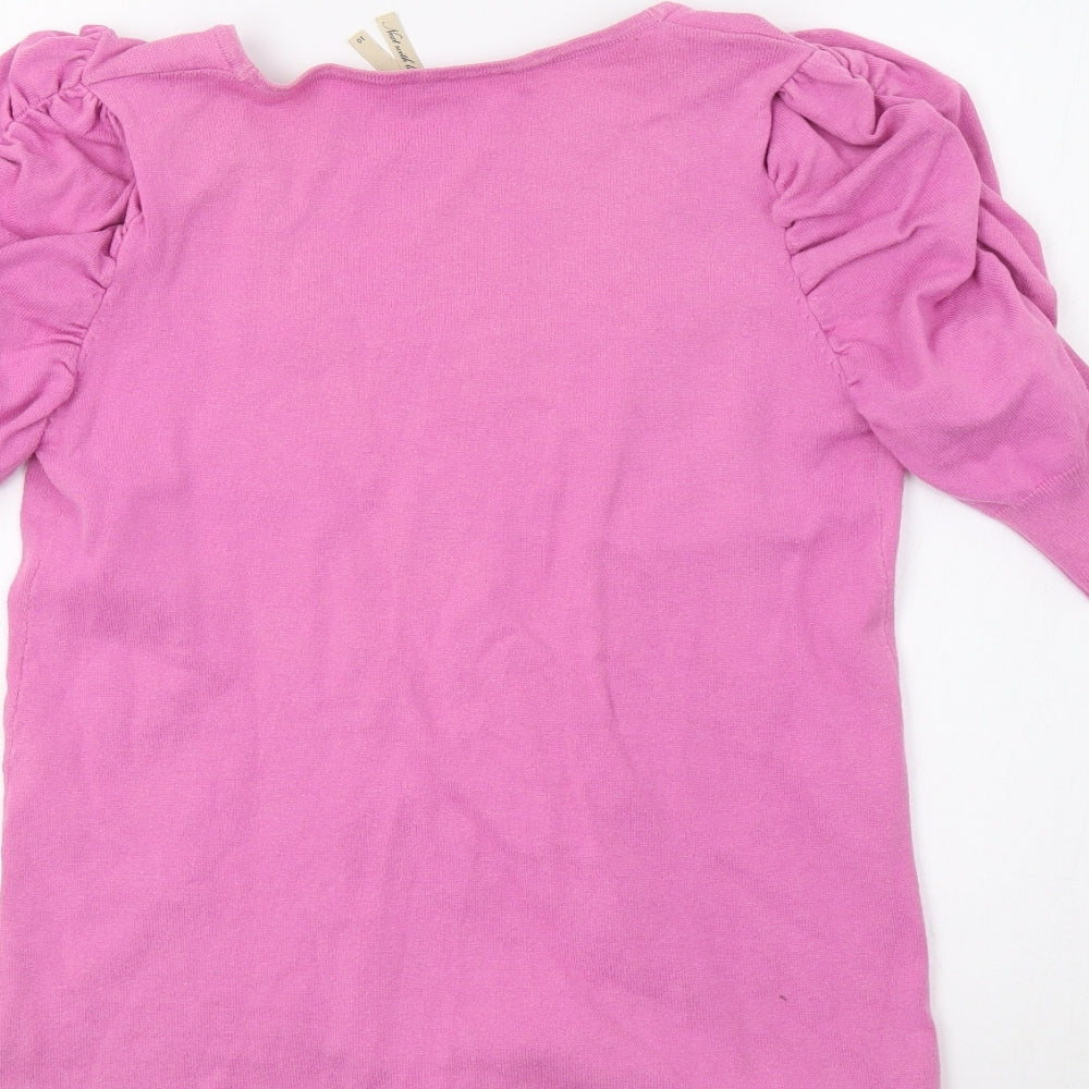Womens UK Size 10 NEXT Pink Pullover Jumper