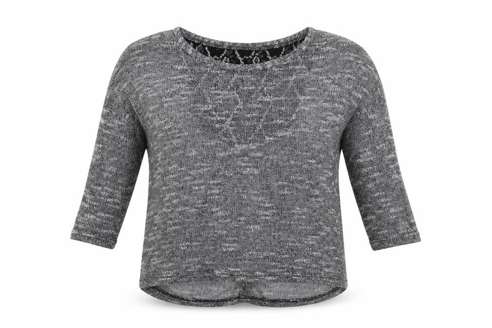 Womens UK Size S Ginger G Grey Pullover Jumper