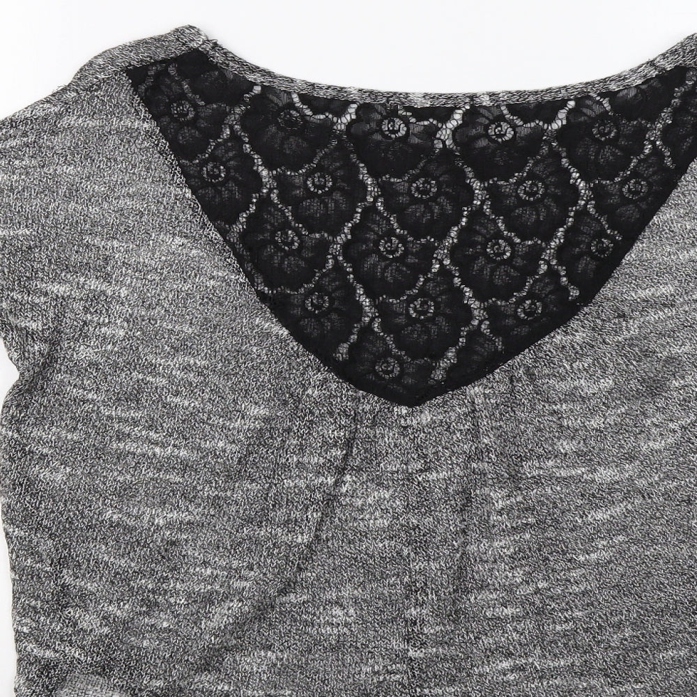 Womens UK Size S Ginger G Grey Pullover Jumper
