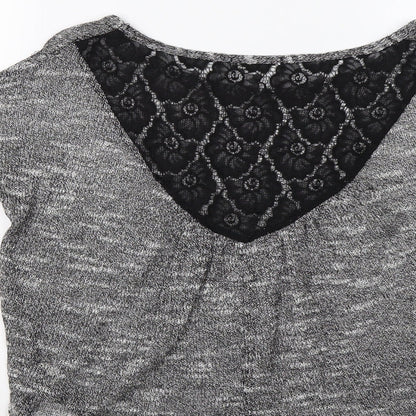Womens UK Size S Ginger G Grey Pullover Jumper