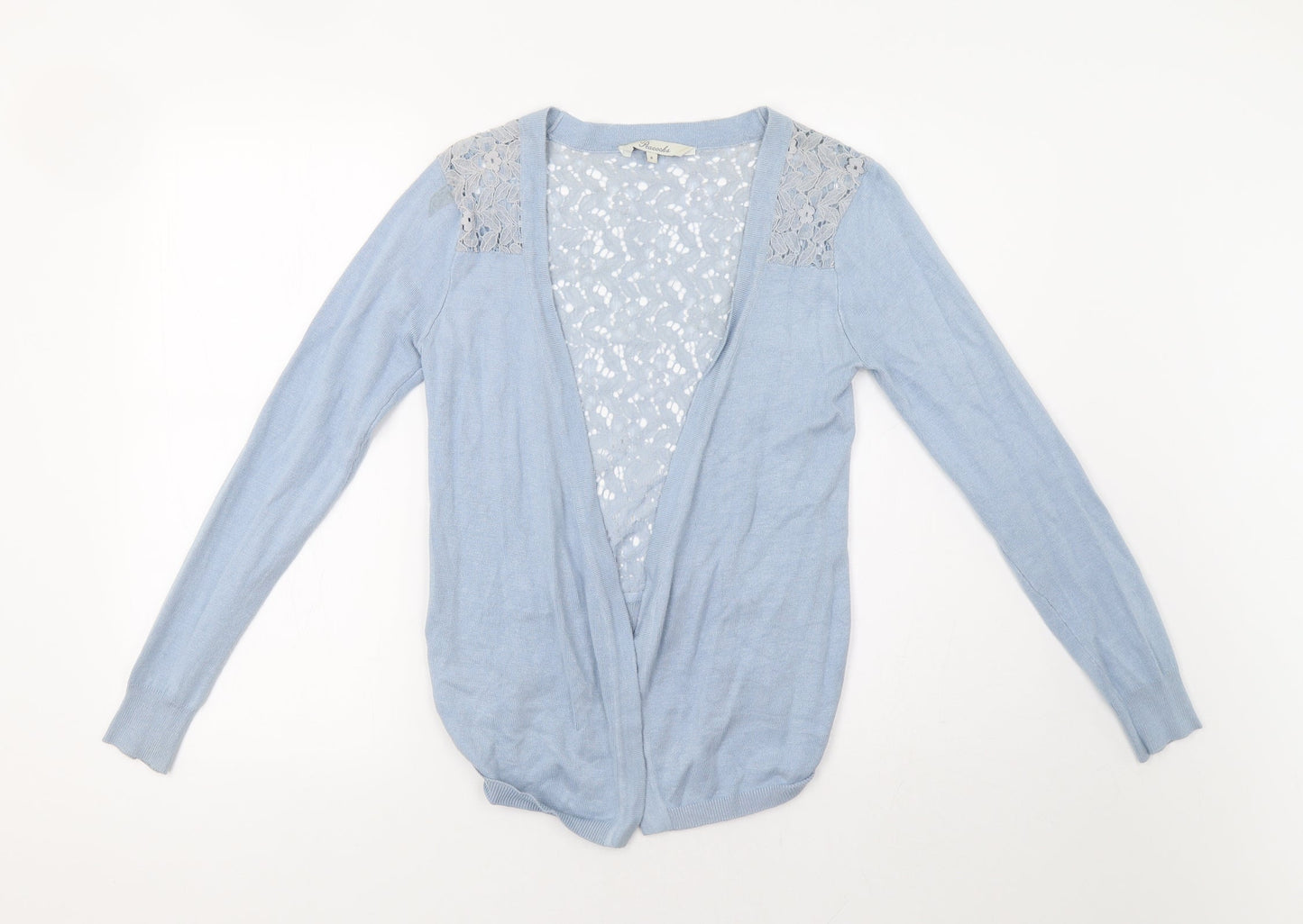 Womens UK Size 8 Peacocs Blue Cardigan Jumper