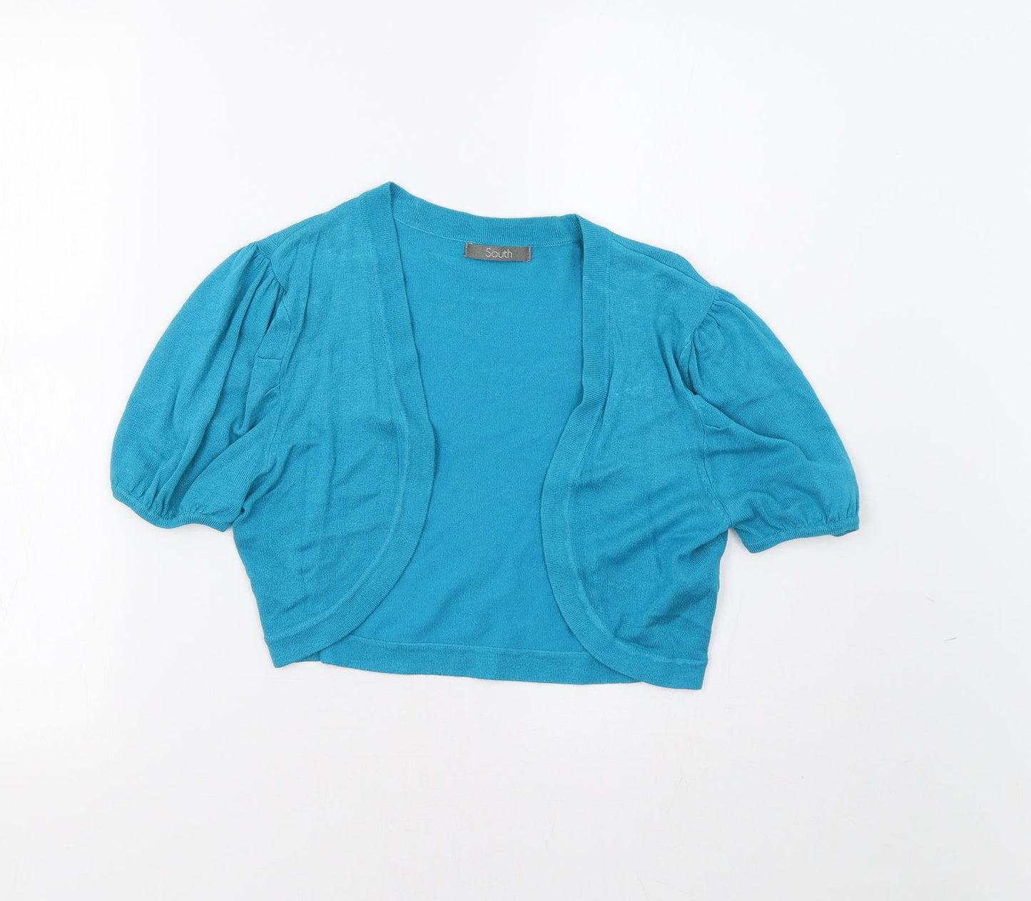 Womens UK Size 10 South Blue Shrug Jumper