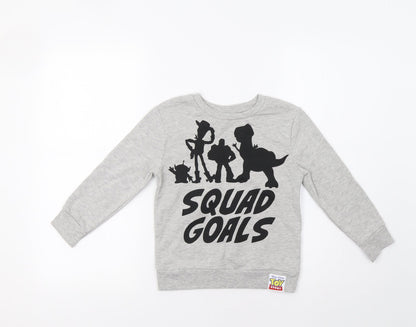 George Girls Grey   Pullover Sweatshirt Size 4-5 Years  - Toy Story