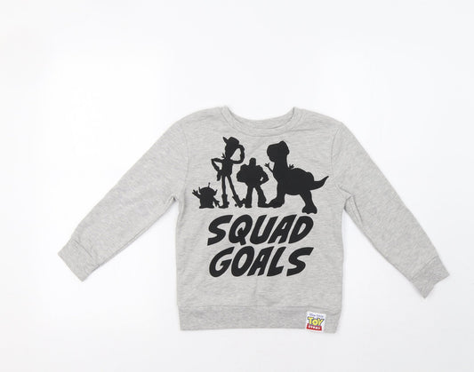 George Girls Grey   Pullover Sweatshirt Size 4-5 Years  - Toy Story