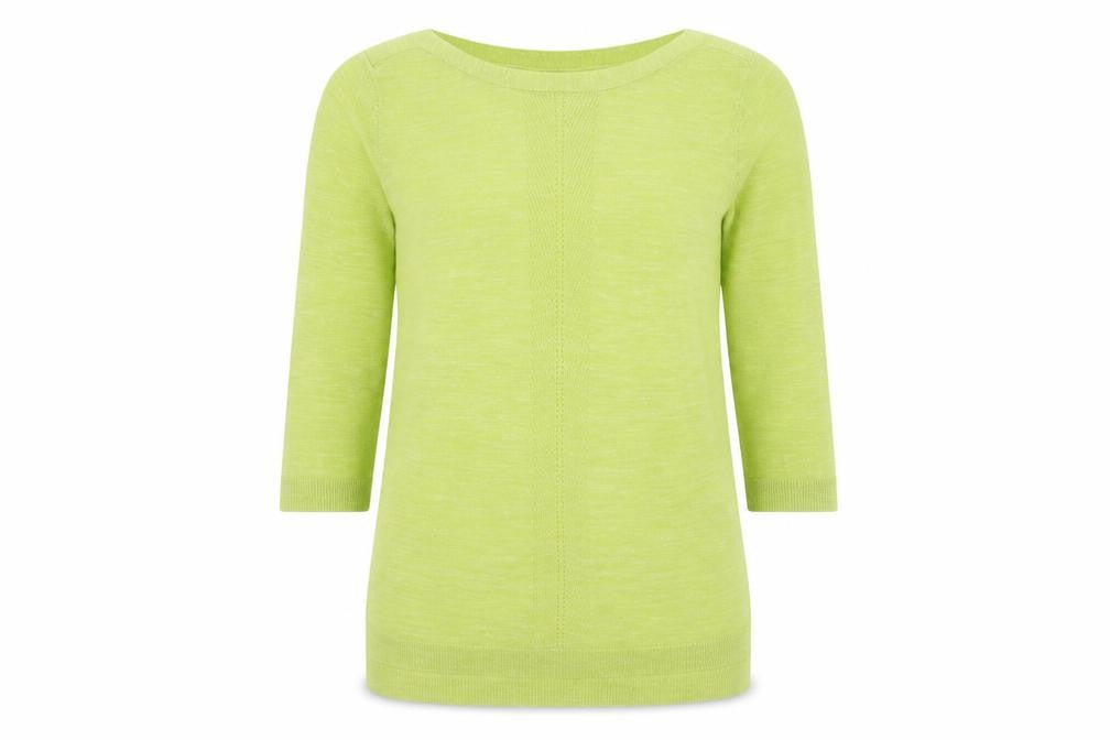 Womens UK Size 8 BHS Green Pullover Jumper
